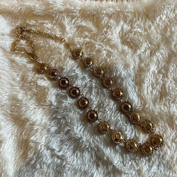 NEW NATASHA Red Crystals Necklace Lobster Clasp - Picture 5 of 7